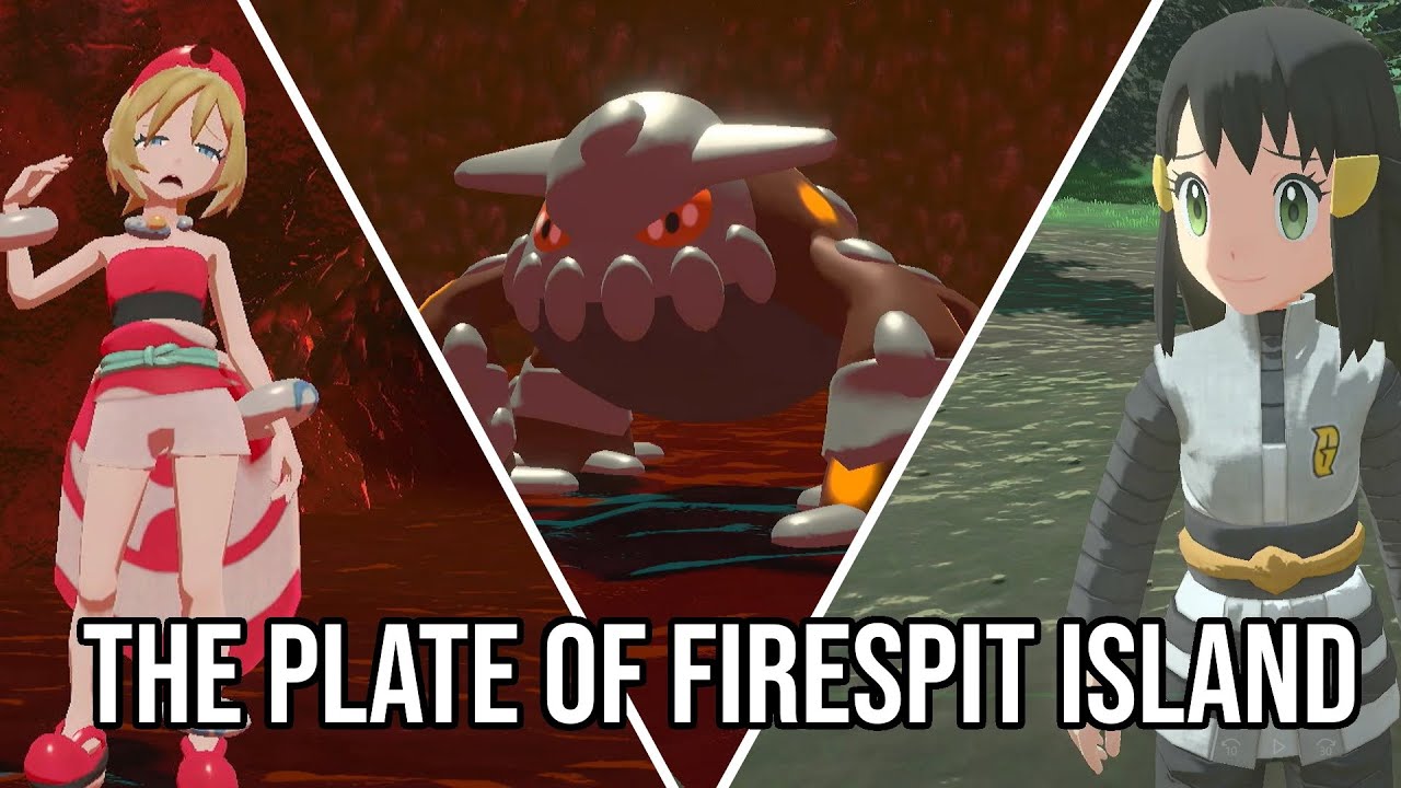 ◓ Como capturar Heatran no Pokémon Legends Arceus (The Plate of Firespit  Island)