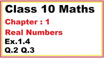 Ex.1.4 (Q.2,3) Chapter:1 Real Numbers | Ncert Maths Class 10 | Cbse.