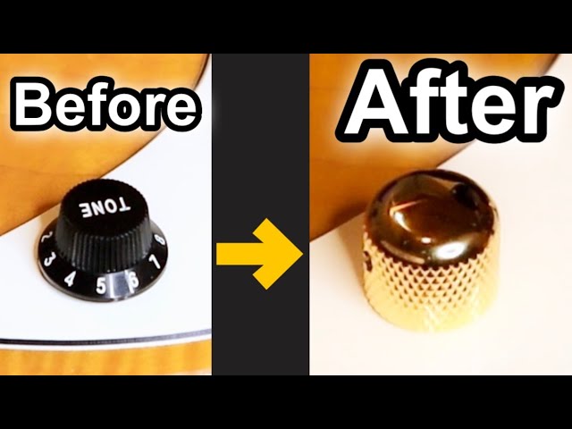 FUJIGEN EOS】ギターのコントロールノブ(VOLUME,TONE)をGOTOHのVK3に FUJIGEN EOS】ギターのコントロールノブ(VOLUME,TONE)をGOTOHのVK3に
