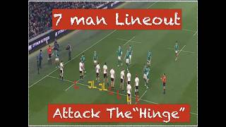 7 Man Lineout Attack The Hinge Ireland V Wales