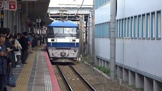 JR貨物 EF210-314号機（吹田）＋コキ24両　貨物列車58レ 2019.03.28