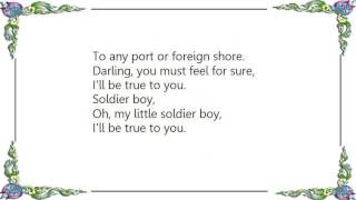 Download Lagu Elvis Presley - Soldier Boy Lyrics MP3