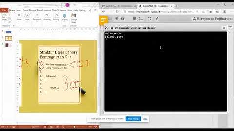5. Bahasa Pemrograman C dan C++ - Penggunaan std dan endl dalam C++