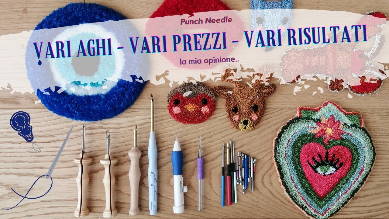 DIY _ Ricamo Facile _ Quali aghi comprare? _ Punch Needle _ Ago Magico