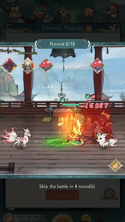 Demon Pagoda 13F stage - 5 | Nobody's Adventure Chop Chop #mobilegame #games #nobodysadventure