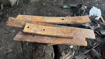 Knife Making - Forging A Simple Machete From The Rusty Steel Bar