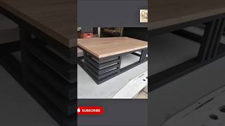 Modern Office Table 🔥 Metal & Stainless Steel Structure Design #shorts #furniture #interiordesign