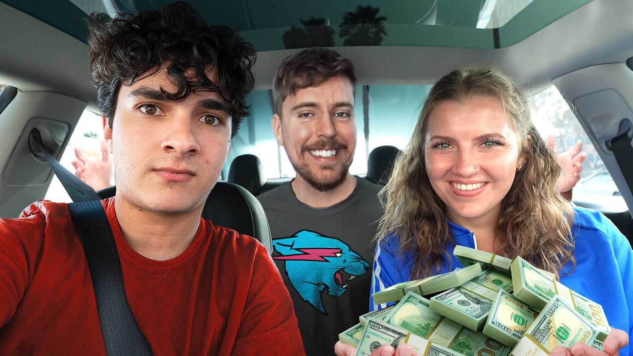 I Spent a Day With a MrBeast Winner - YouTube