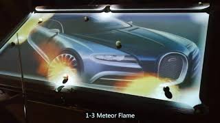 joy 8 ball pool billiards， the ipool Projector Lighting equipment  style for  Meteor Flame