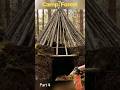 Watch As He Builds An Incredible Teepee Tent Part 4 