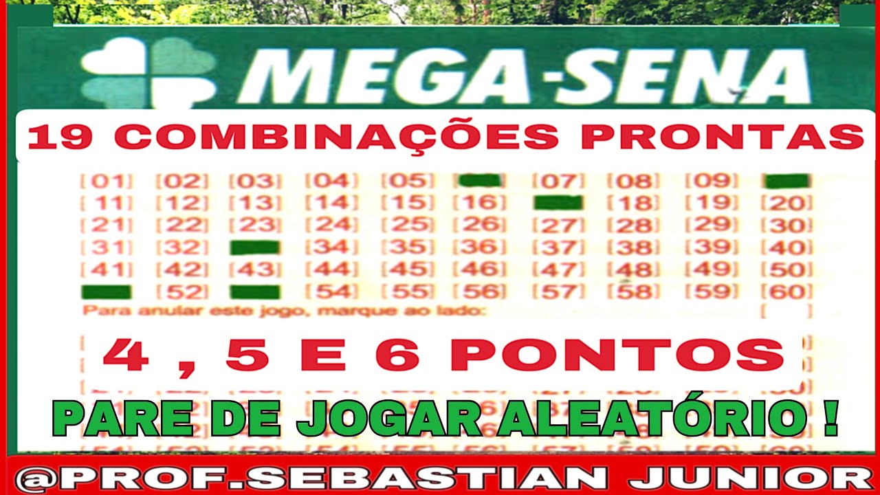 Combinações Para Mega Sena - FDPLEARN
