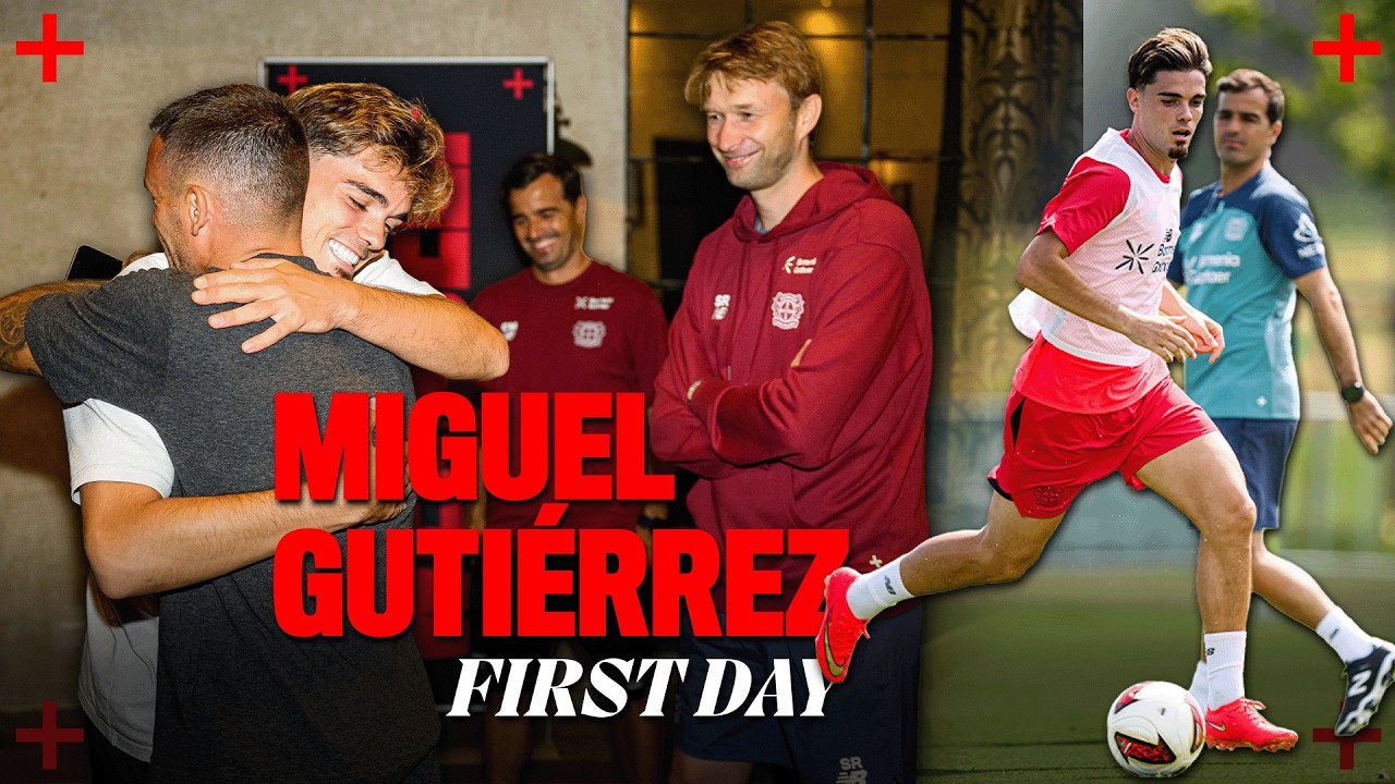 Miguel Gutiérrez at Bayer 04: Join him exclusively for the first 24 hours | BTS & Interviews