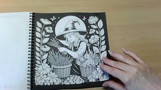 Summertime in the Good Witches Midnight Garden By Myra Rowse Flip Though