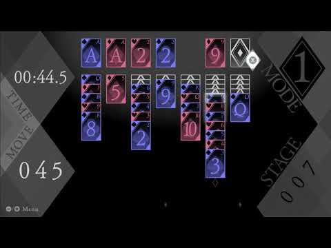 Switch - Solitaire Klondike BLACK [Stage Mode 007 - Moves: 124]