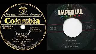 Guy Lombardo &amp; His Royal Canadians - Coquette vs Fats Domino - Coquette