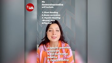 My Numerology will include Name Correction, Chart Reading & Psychic Reading, etc.