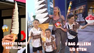1 DAG ALLEEN MAAR IJS ETEN 🍦🥵 *IN DUBAI* | #875