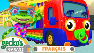 Habillage du Carnaval Arc-en-ciel | ｜Le Garage de Gecko｜Camions pour enfants