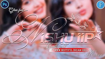 Glass Font Editing | trending Glass Font Dp Editing | latest Glass Font Dp Editing | fb trending