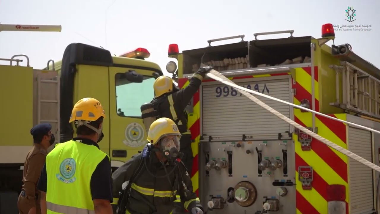 الاخلاء  الوهمي لمبنى فرع الكلية التقنية بحبونا