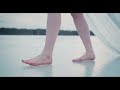 Walking barefoot on ice, Lake Saimaa