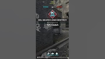 1V4 Clutch in MW3. #callofduty #fyp #shorts