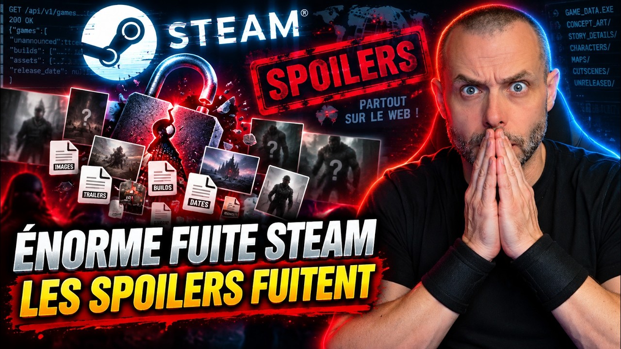 STEAM laisse fuiter les SECRETS de dizaines de futurs gros jeux !