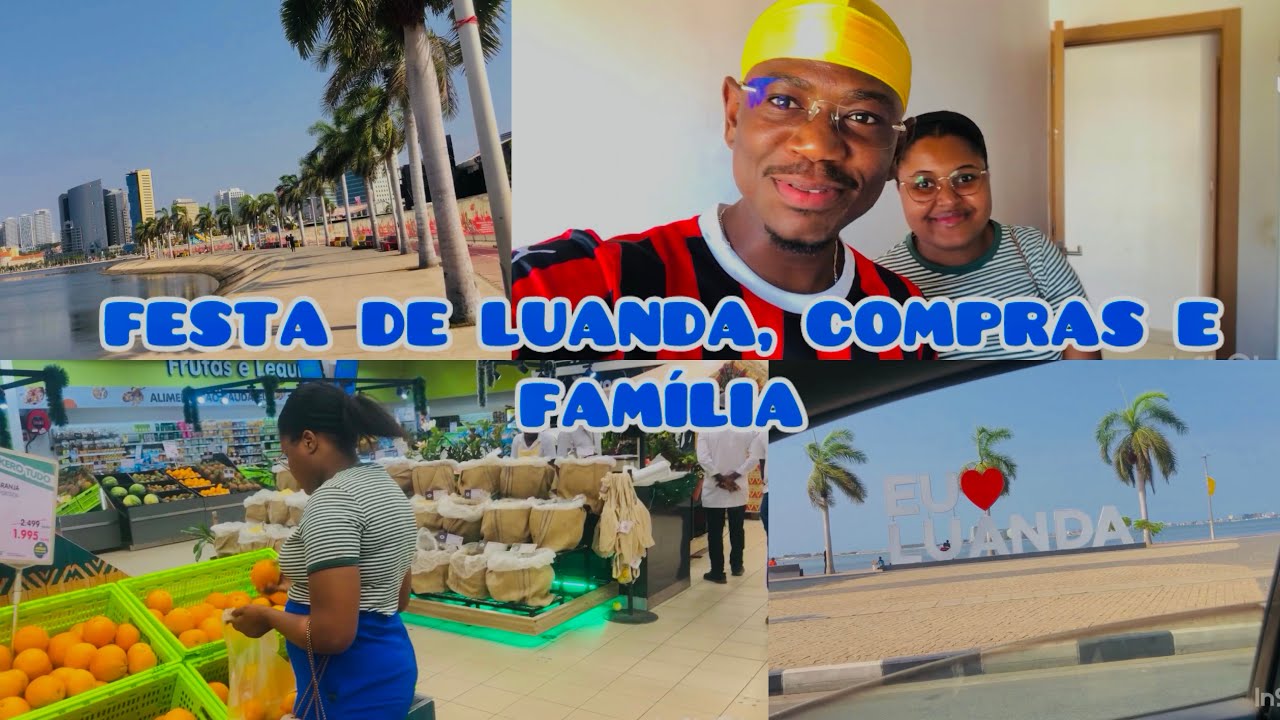 DAILY VLOG EM LUANDA 🇦🇴 | Festa da Cidade na Baía de Luanda + Dia de Compras