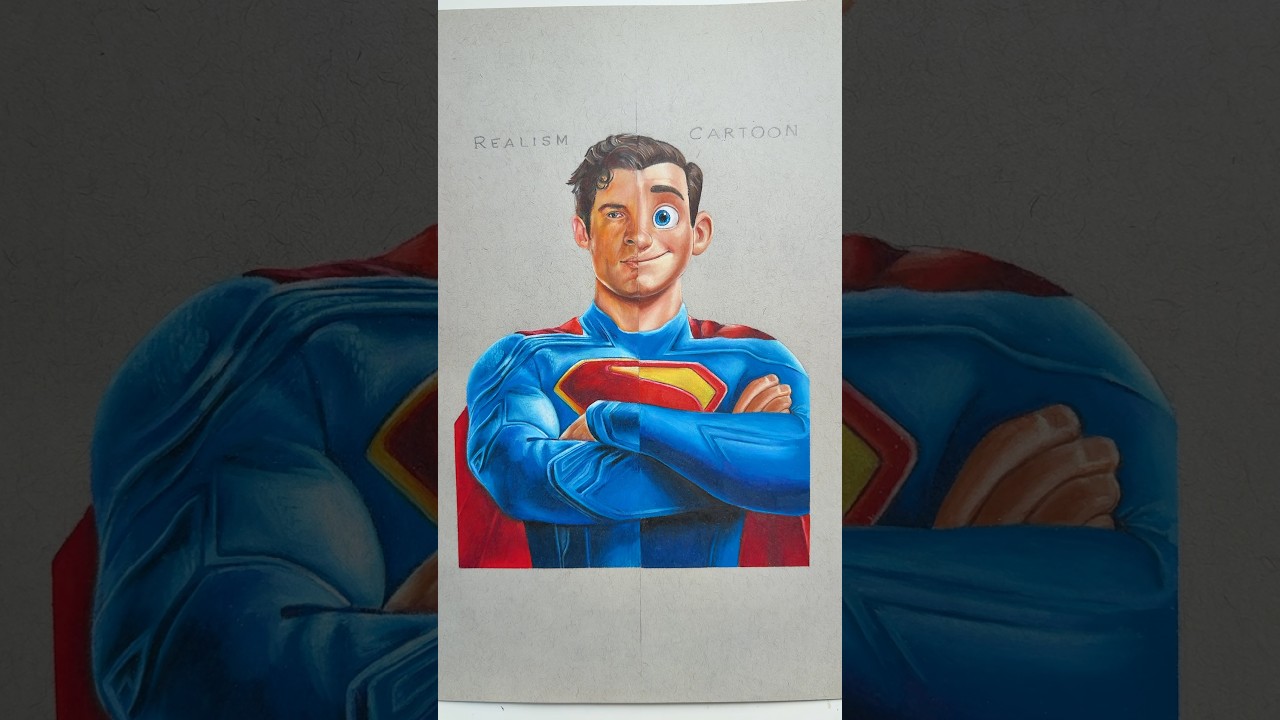 Drawing Superman in the Cartoon Style! 