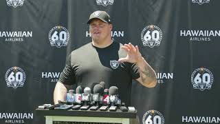 Richie Incognito Speaking About Mental Illness And Raiders' Support System