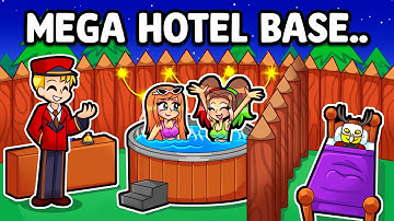 Building a MEGA HOTEL BASE in 99 NIGHTS IN THE FOREST..