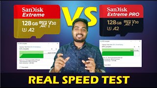 SanDisk Extreme Vs SanDisk Extreme Pro MicroSD Speed Test | Aditya Malya