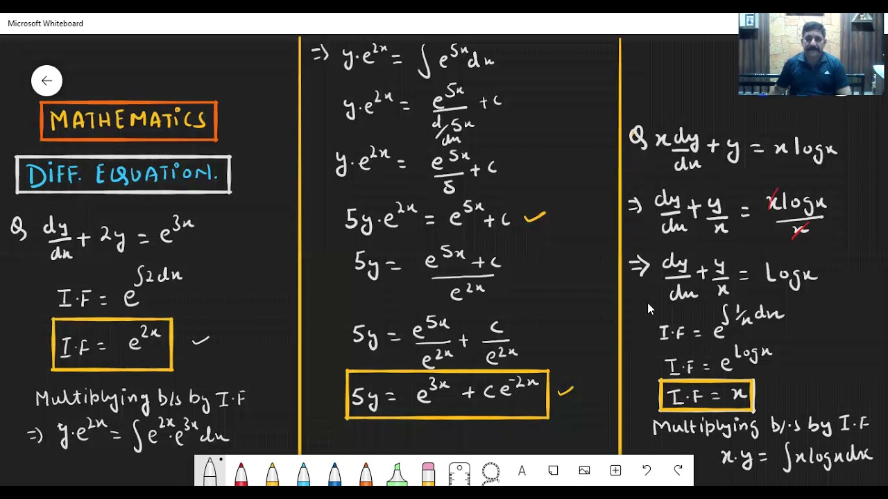 B Pharmacy || DIFFERENTIAL EQUATION-7|| Sukreet Sir - YouTube