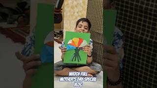 ART N CRAFT KI CLASS ME MAA KE LIYE BANAYA FLOWER BOKEH