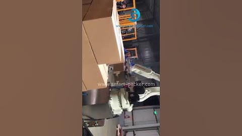 Automatic ABB brand robot hand carton box palletizing machine robot hand feeder palletizier equipmen