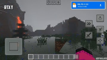 RTX Shader Minecraft PE 1.20.30+ 🤯 Render Dragon 💗 100% Working