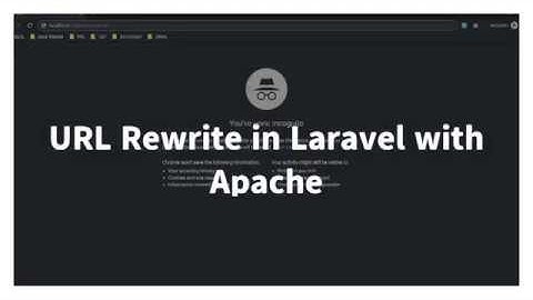 Rewrite URL in Laravel with Apache