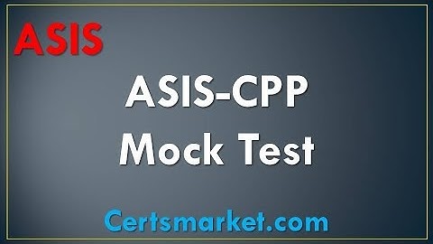 ASIS-CPP Mock Test - The Secret To ASIS CPP Dumps Revealed