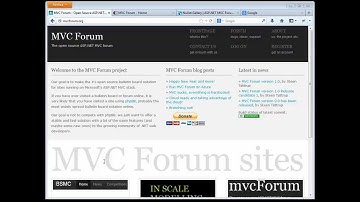How to get started on MVC Forum