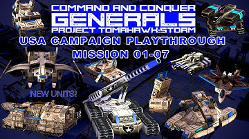 C&C GENERALS - USA CAMPAIGN PLAYTHROUGH  - TOMAHAWK:STORM - BRUTAL DIFFICULTY - 1440p