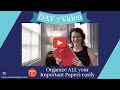 DAY 7 Organize ALL your Important Papers easily - Emergency Medical Folder Challenge