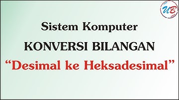 konversi bilangan desimal ke heksadesimal (sistem komputer)