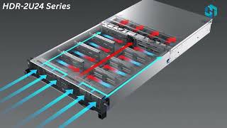 HDR-2U24 SERIES | Hexadata 2U24 Bay High Density Storage Array