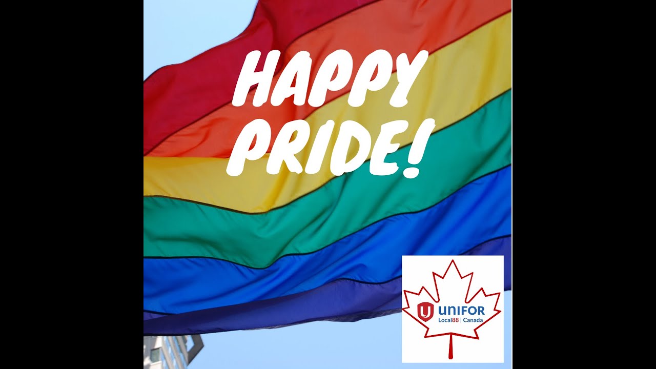 Pride Flag Raising at the Union Hall June 1, 2020