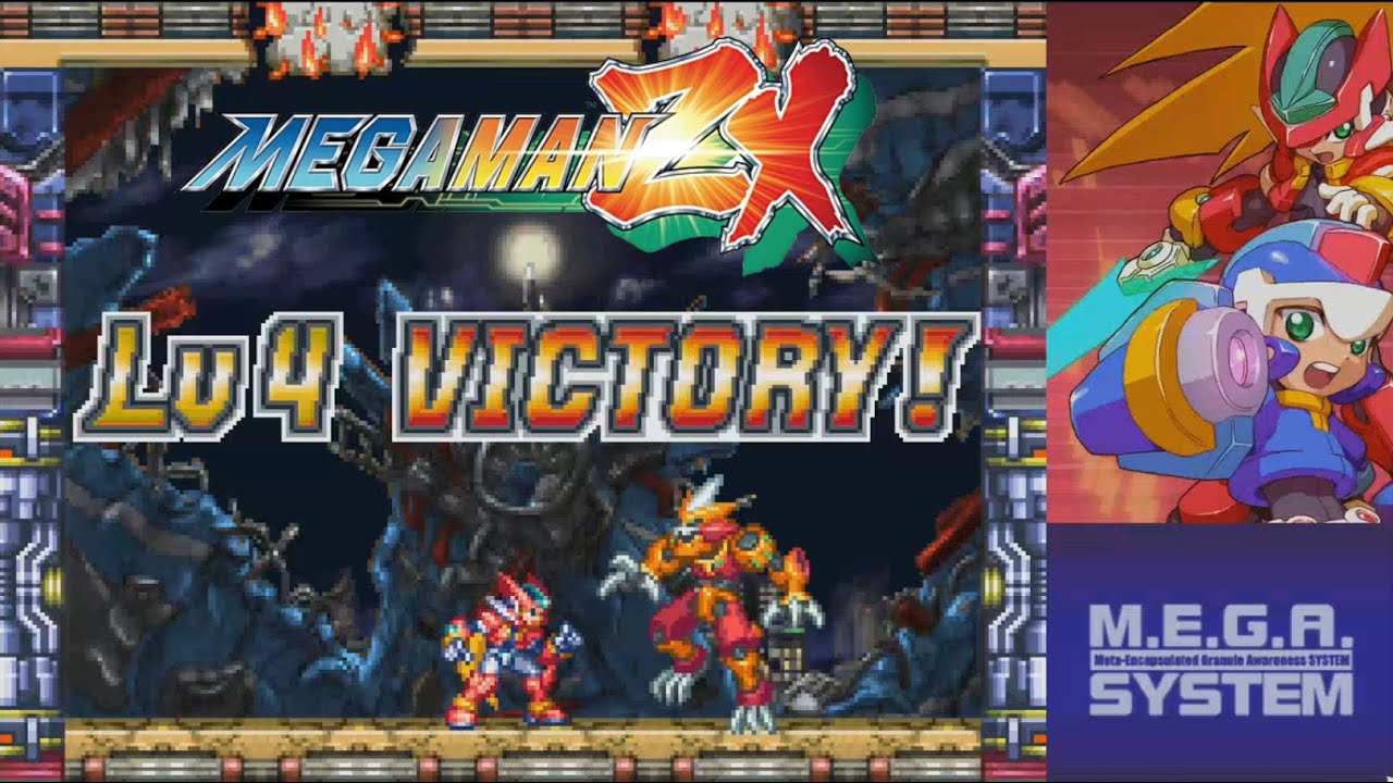 Mega Man ZX - All Lv.4 Pseudoroid Battles ZX-Buster Only - YouTube