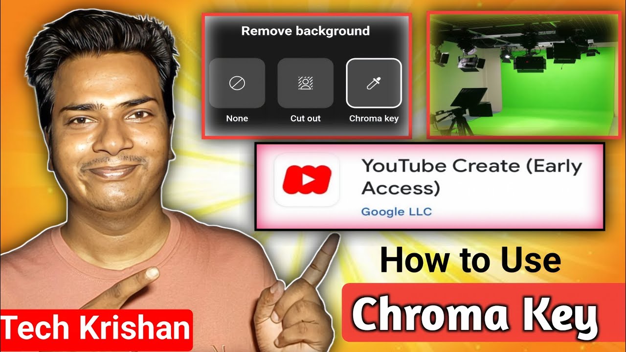 फ्री How to Use Chroma Key in YouTube Create App | Green Screen Editing ...