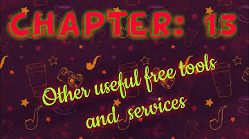 Class 12|GSEB| CH 13 Other useful free tools and services.|Mcqs solutions ..