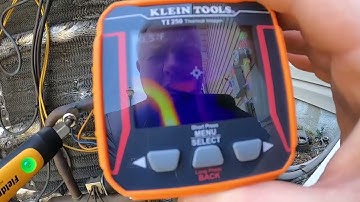 HVAC Reversing Valve testing and checking the refrigerant circuit with Thermal Imager.