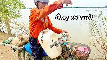 Cảnh Đời Thật Giữa Miền Nước Nổi | Bác2 75 Tuổi mỗi ngày đặt 100 Lợp Cua Mưu Sinh. 