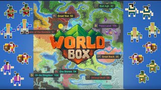 8 Kingdoms Go To War On A COLOSSAL Fantasy Map  WorldBox Battle Royale